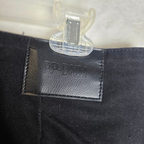 Princess Polly Sz10 NWT SuperShort black JeanSkirts with Wide Belt Sexy Stunning - Picture 12 of 16